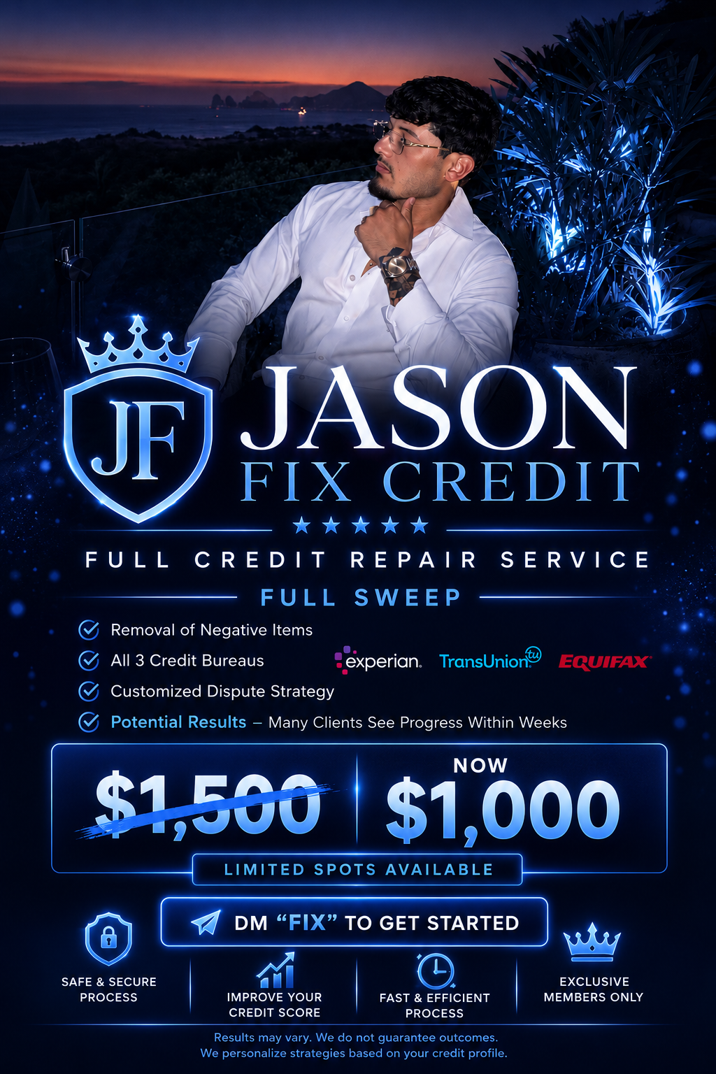 Jason Fix Credit — Full Sweep offer